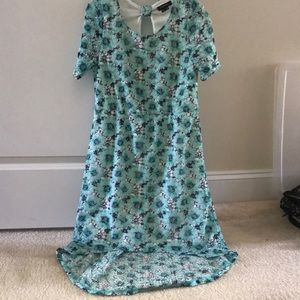 sundress with extended lace in the back